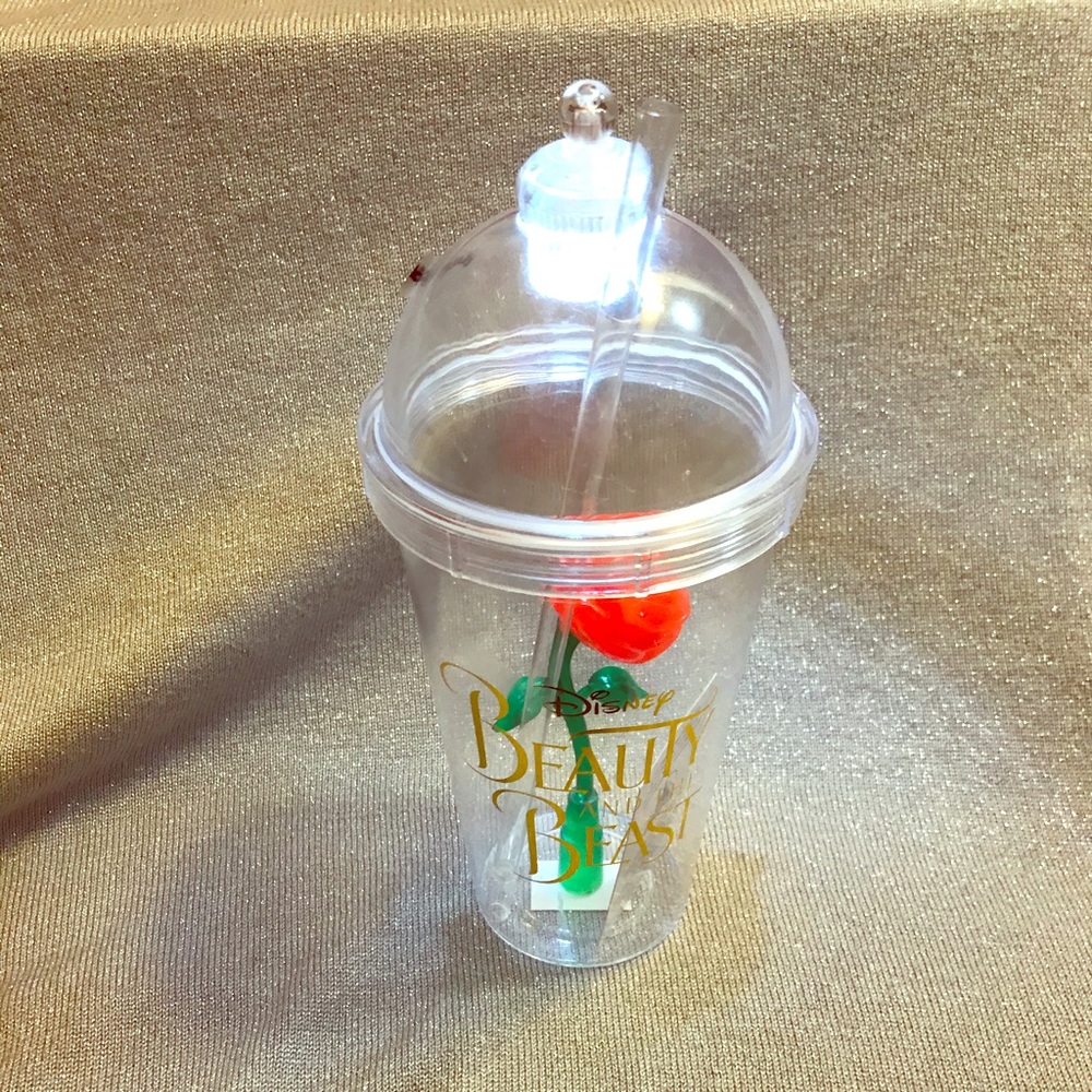 Disney beauty and the beast light up cup
